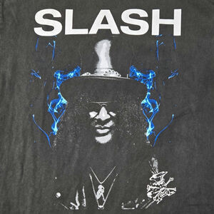 NWT Slash Men's Tshirt Charcoal Guns N' Roses Graphic Rock Snakepit size Large